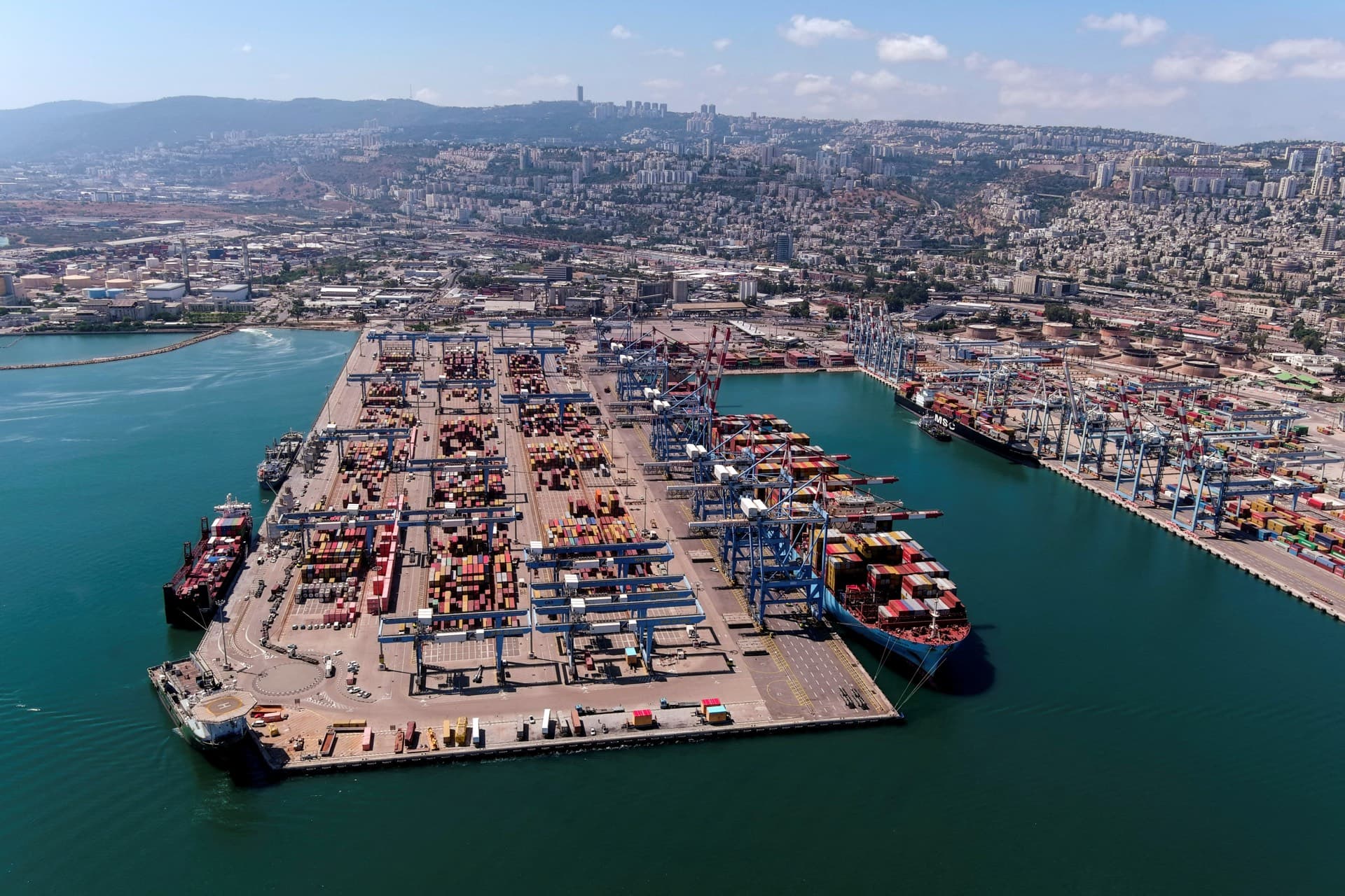 Port aerial view